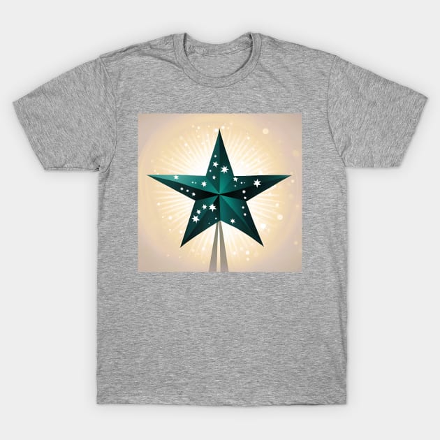 Christmas Star T-Shirt by FineArtworld7